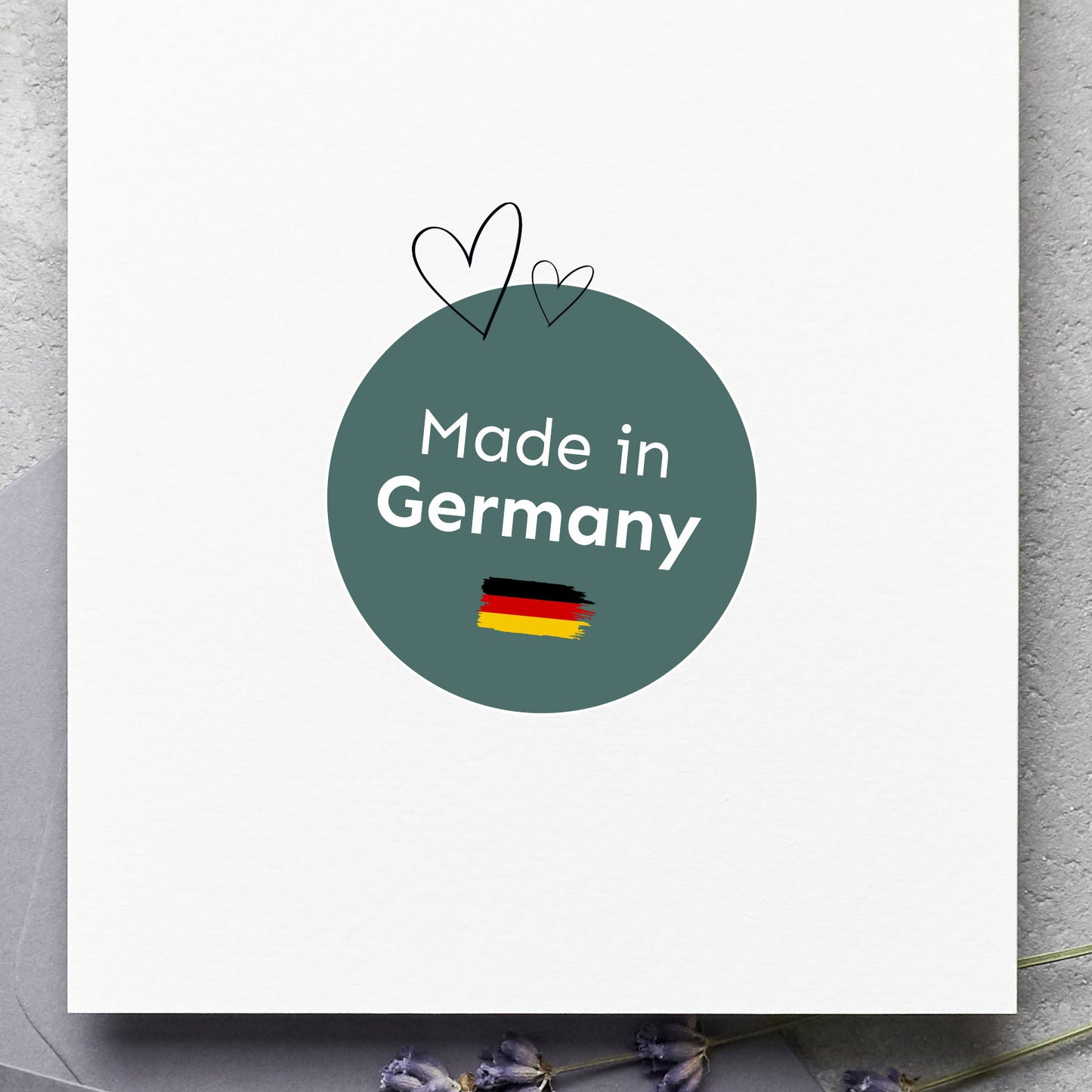 Taschentuch Banderole für Freudentränen - floral