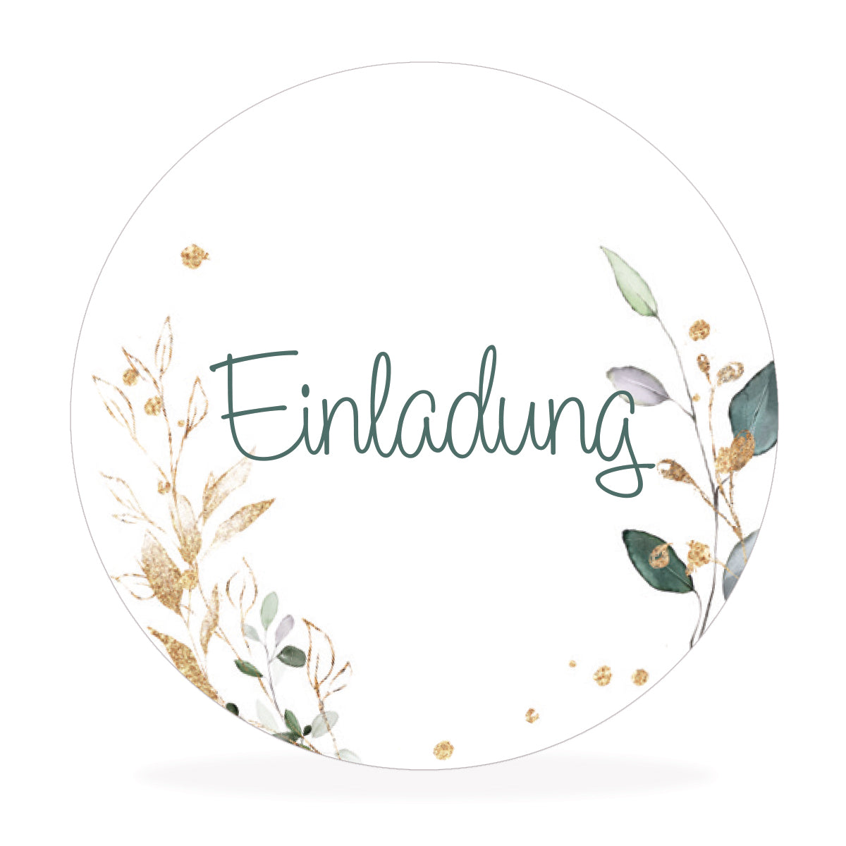 Aufkleber "Einladung"