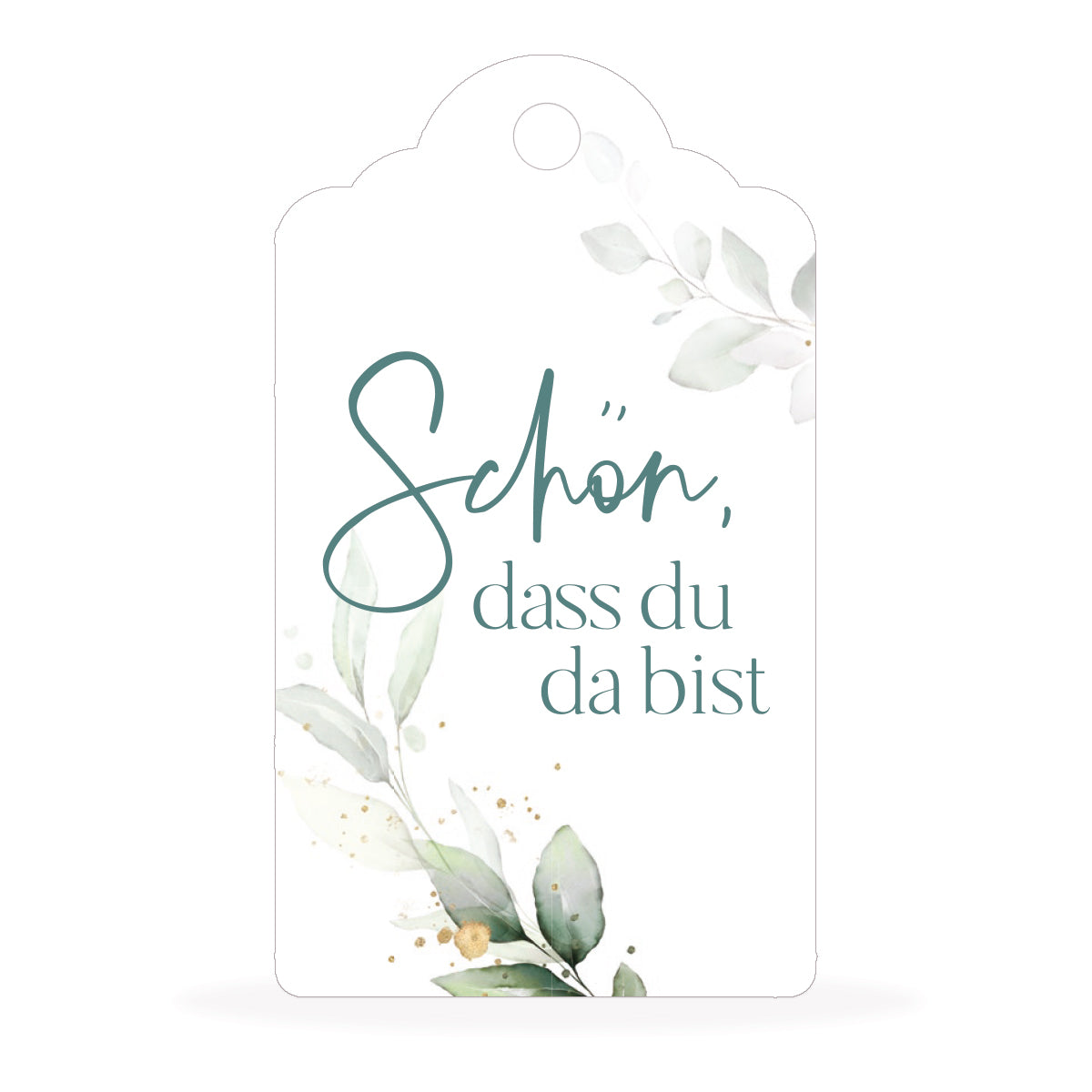 Anhänger - Schön, dass du da bist