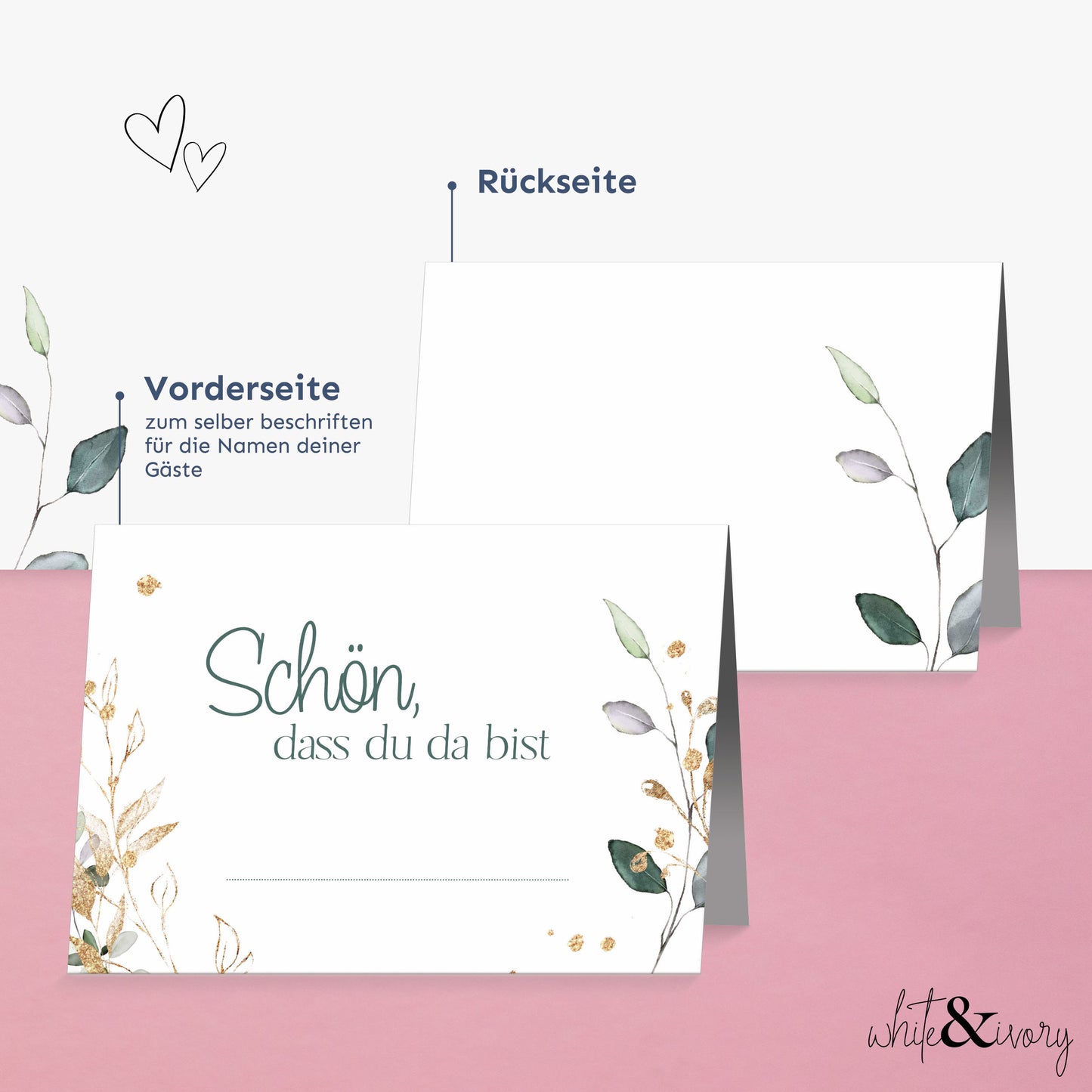 Platzkarte - Floral