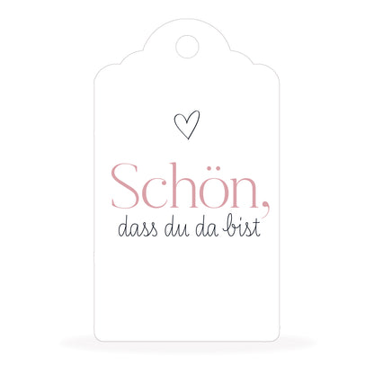 Anhänger - Schön, dass du da bist