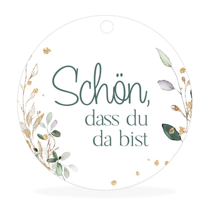 Anhänger - Schön, dass du da bist