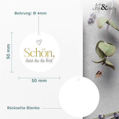Anhänger - Schön, dass du da bist
