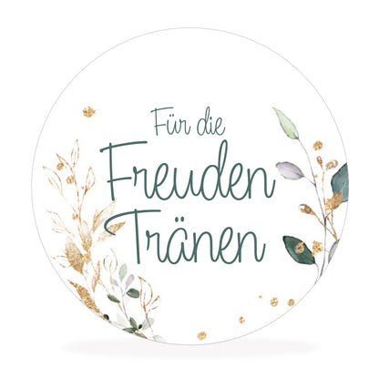 Aufkleber "für die Freudentränen"