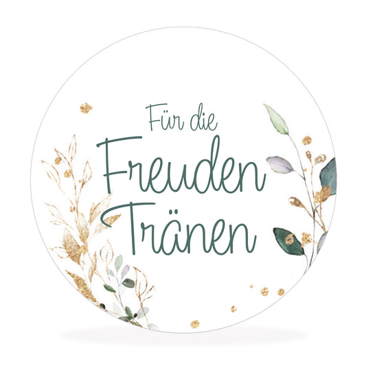 Aufkleber "für die Freudentränen"