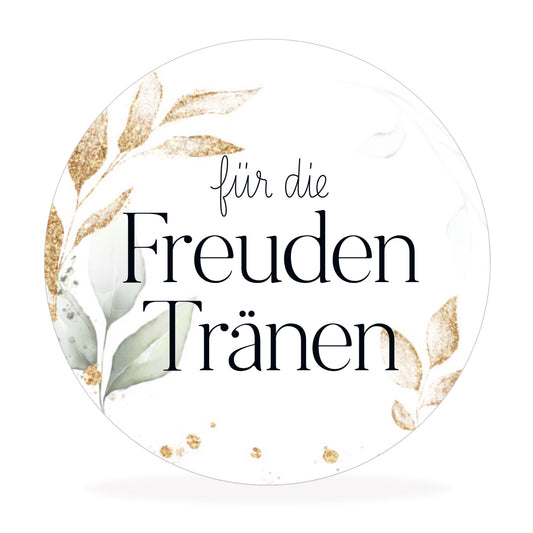 Aufkleber "für die Freudentränen"