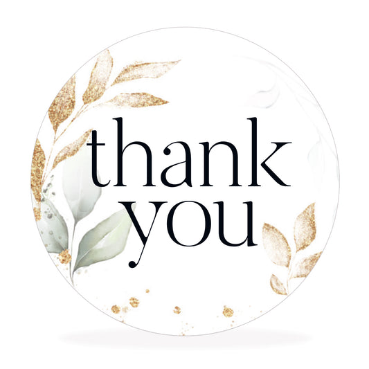 Aufkleber "thank you"