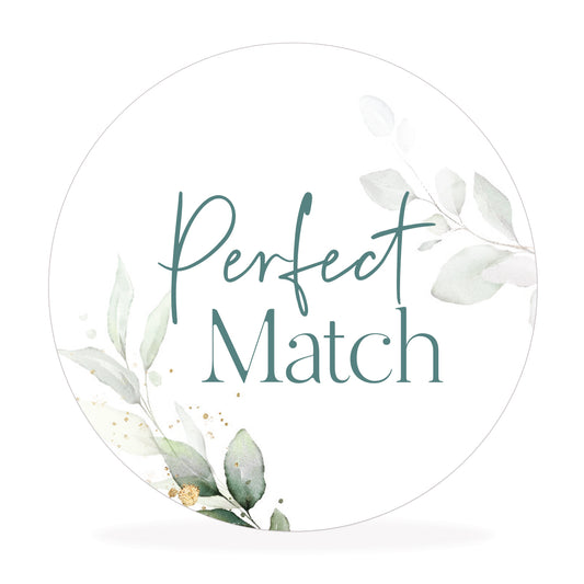 Aufkleber "Perfect Match"